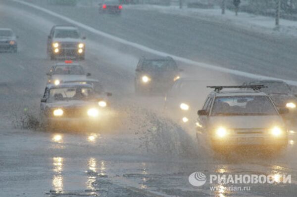 Moscow after freezing rain - Sputnik International