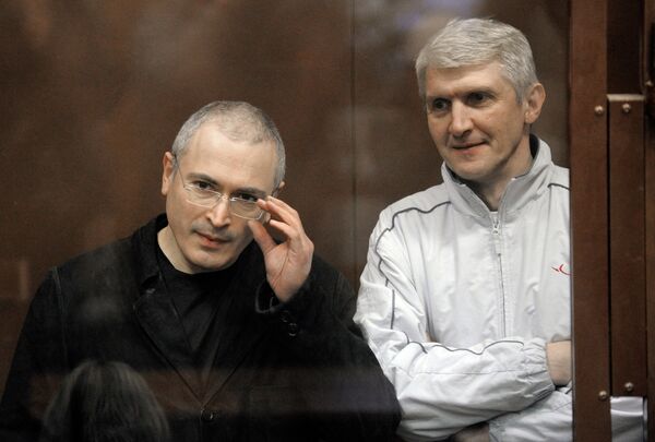 Announcement of verdict in trial of Mikhail Khodorkovsky and Platon Lebedev. Day two - Sputnik International