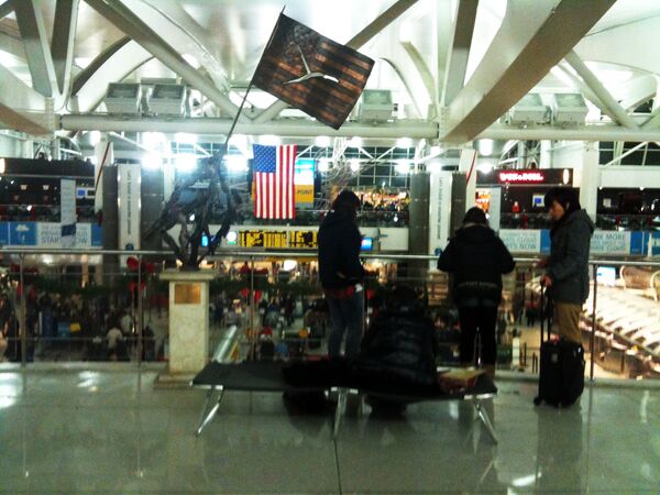 Grounded: Waiting for take-off at JFK airport  - Sputnik International