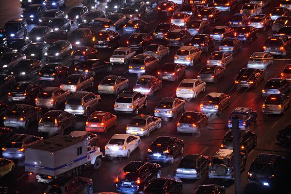 Traffic jams in Moscow - Sputnik International