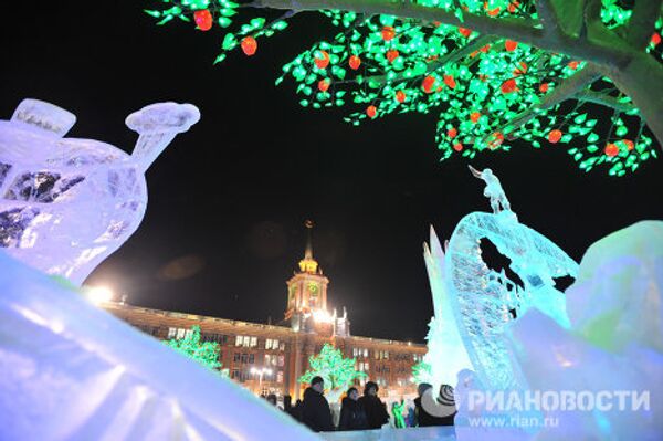 Russian cities on New Year's Eve - Sputnik International