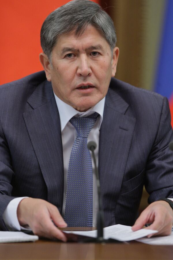 Kyrgyz President Almazbek Atambayev - Sputnik International