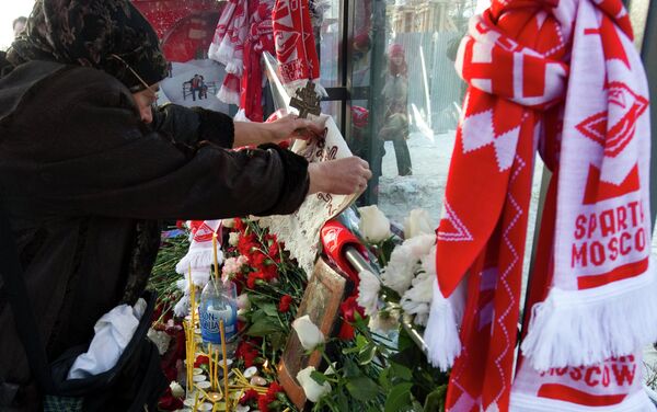 Spartak Moscow fan Sviridov was shot dead in a brawl with migrants from Russia's mainly Muslim North Caucasus region - Sputnik International
