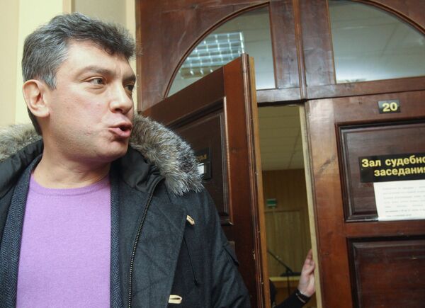 Russian opposition leader Boris Nemtsov - Sputnik International