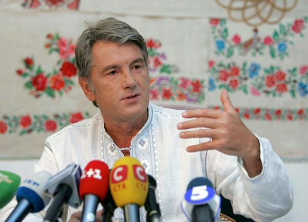 Former Ukrainian President Viktor Yushchenko - Sputnik International