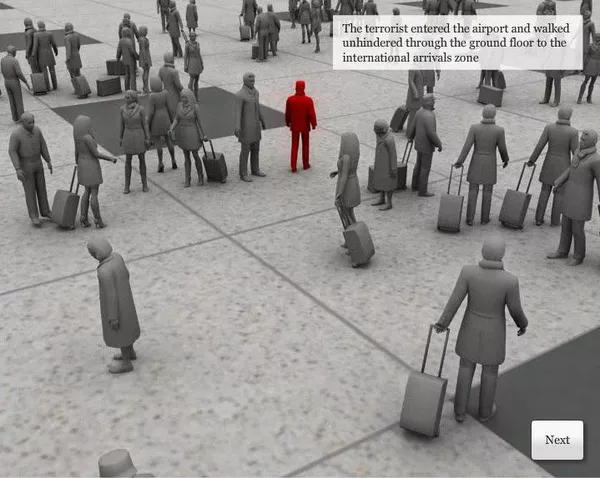Domodedovo Airport terrorist attack: 3D-reconstruction - Sputnik International