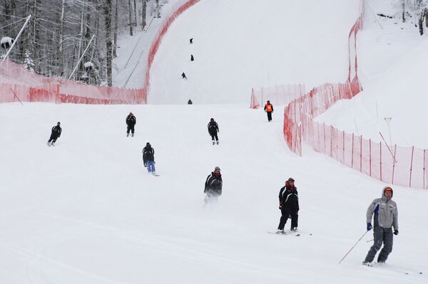 Russia to build temporary ski stadium for Sochi Olympics - Sputnik International