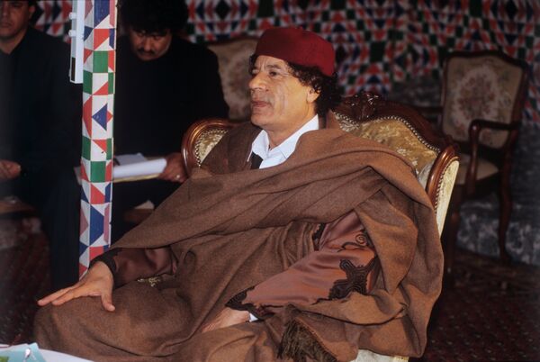 Leader of the Socialist People's Libyan Arab Jamahiriya Muammar Gaddafi - Sputnik International