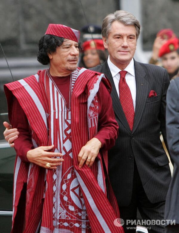 Muammar Gaddafi’s colorful outfits - Sputnik International