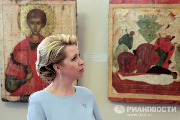 Russian first couple and Spanish royal couple visit St. Petersburg museums - Sputnik International