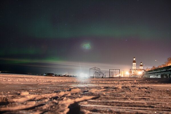 The Northern Lights paint the skies of Arkhangelsk - Sputnik International