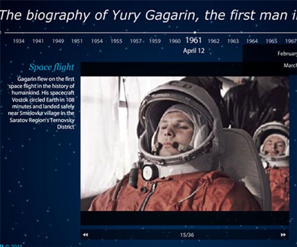 The biography of Yury Gagarin, the first man in space - Sputnik International