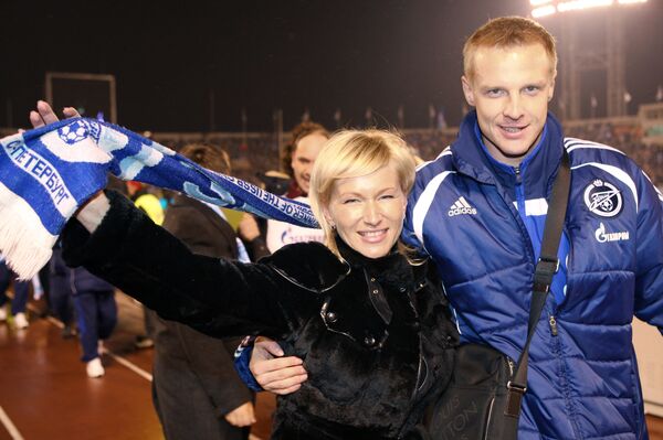 Vyacheslav Malafeev and his wife - Sputnik International