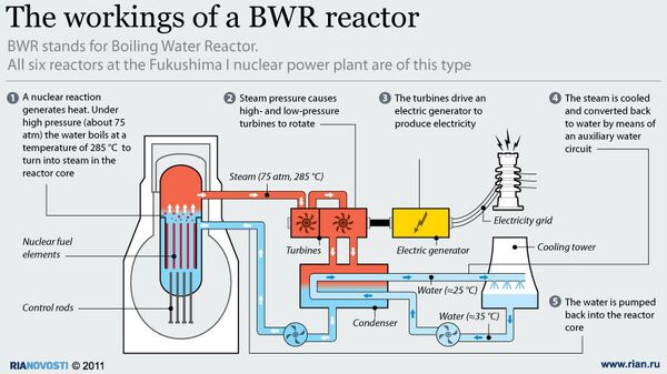 The Fukushima I nuclear power plant - Sputnik International
