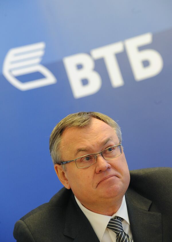 The head of Russia’s second-largest bank, the state-owned VTB, Andrei Kostin - Sputnik International