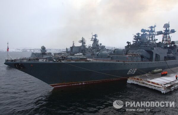 Russian Northern Fleet exercises in Barents Sea - Sputnik International