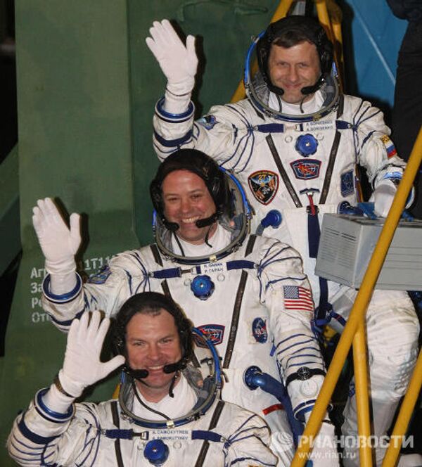 Anniversary launch of new expedition to ISS - Sputnik International