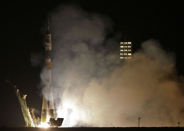 The new ISS crewmembers blasted off from the Baikonur space center in Kazakhstan on Tuesday - Sputnik International