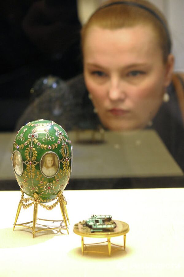 Faberge Easter eggs and a gemstone zoo in the Kremlin - Sputnik International