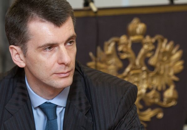 Russian billionaire Mikhail Prokhorov - Sputnik International