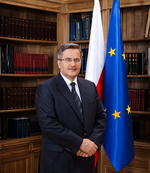 Polish President Bronislaw Komorowski - Sputnik International
