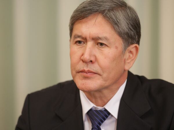 Prime Minister of Kyrgyzstan Almazbek Atambayev - Sputnik International