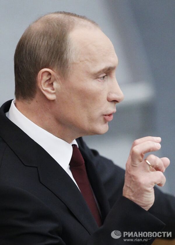 Vladimir Putin’s report on the government’s work in 2010 - Sputnik International