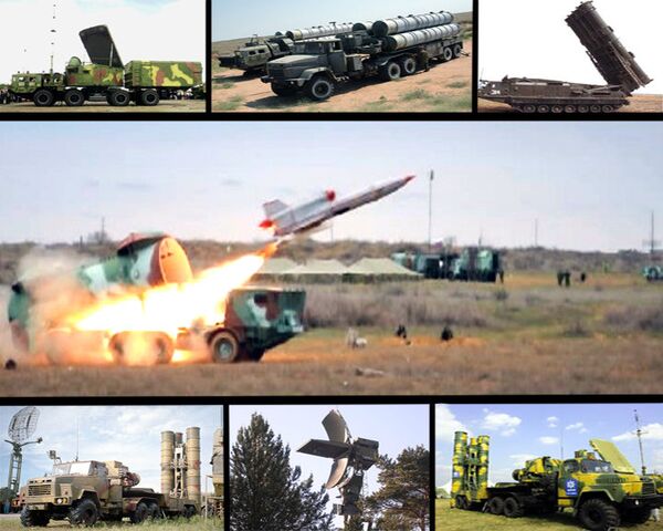 S-300 missile crews destroy ten aerial targets in two minutes - Sputnik International