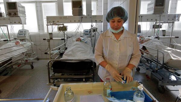 Neurology intensive care unit at the Sklifosovsky Emergency Medicine Institute - Sputnik International