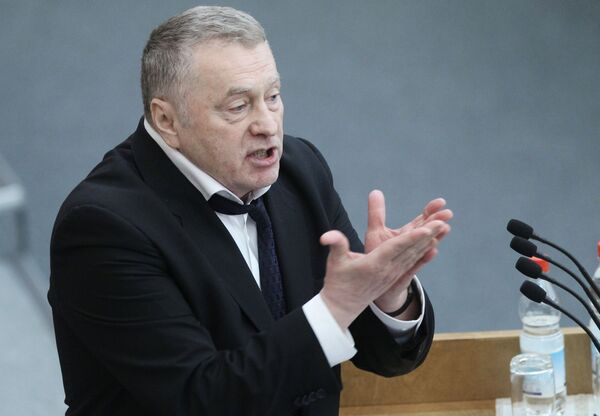 Vladimir Zhirinovsky, the outspoken leader of Russia's ultra-nationalist Liberal Democratic Party (LDPR), promised on Wednesday that some 10,000 officials will be jailed after next presidential elections in March. - Sputnik International