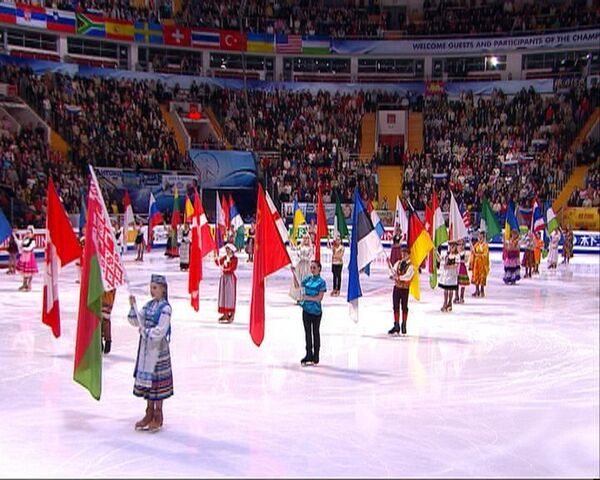2011 World Figure Skating Championships kick off to the beat of Japanese drums - Sputnik International