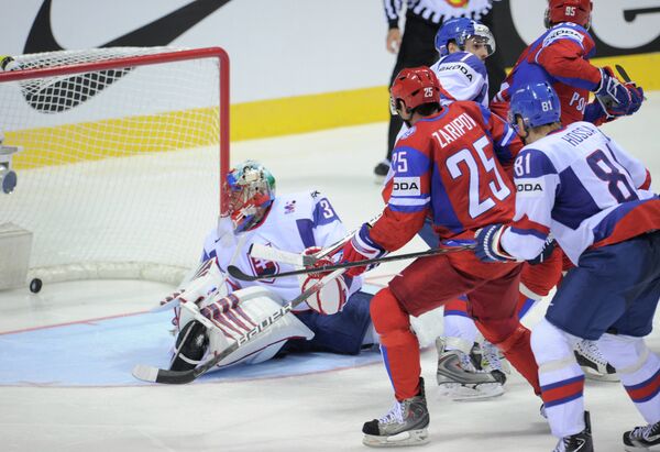 Russia beats Slovakia 4-3 at ice hockey worlds - Sputnik International