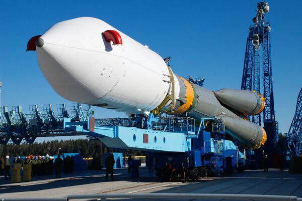 The Meridian 4 satellite is carried by a Soyuz-2.1a rocket. - Sputnik International