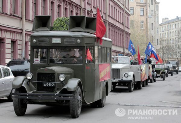 WWII military vehicle show in St. Petersburg - Sputnik International