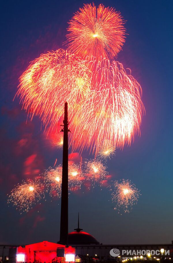 Victory Day fireworks - Sputnik International
