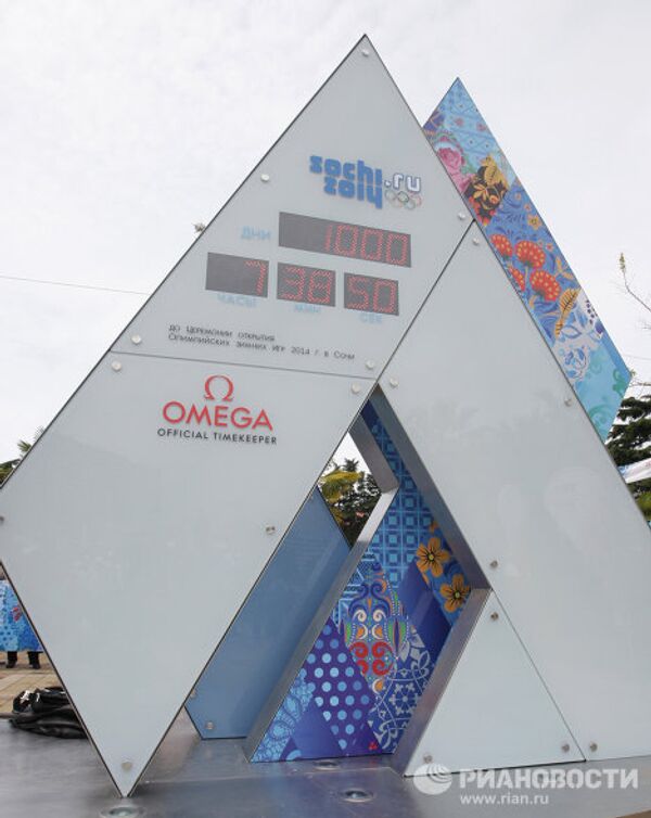 The 1,000-day countdown to the Sochi Winter Olympics  - Sputnik International
