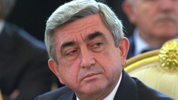 Serzh Sargsyan Reelected Armenian President - Final Results - Sputnik International