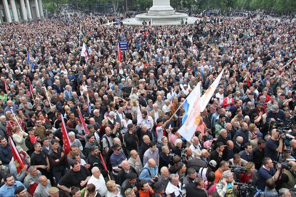 Anti-government protests in Tbilisi - Sputnik International