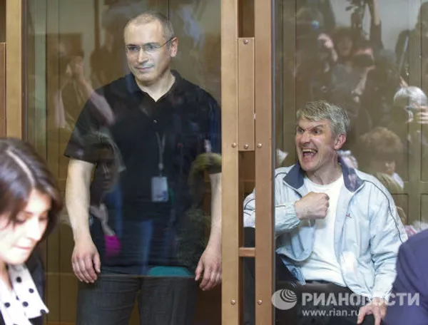 Khodorkovsky and Lebedev at the cassation appeal hearings in the Moscow City Court Khodorkovsky and Lebedev at the cassation appeal hearings in the Moscow City Court - Sputnik International