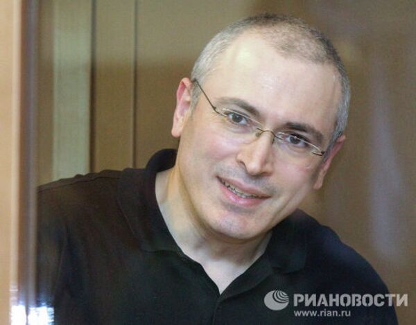 Khodorkovsky and Lebedev at the cassation appeal hearings in the Moscow City Court - Sputnik International