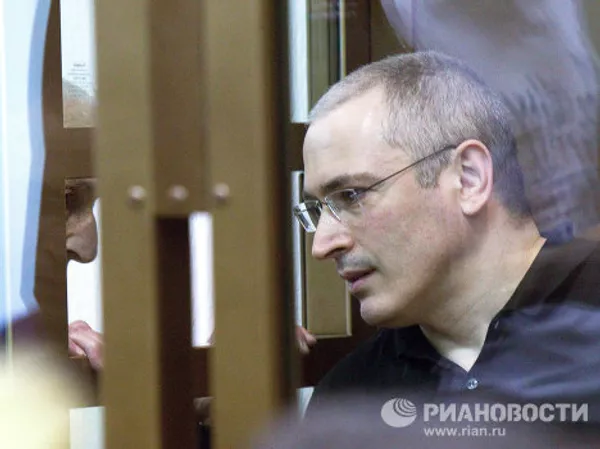 Khodorkovsky and Lebedev at the cassation appeal hearings in the Moscow City Court Khodorkovsky and Lebedev at the cassation appeal hearings in the Moscow City Court - Sputnik International