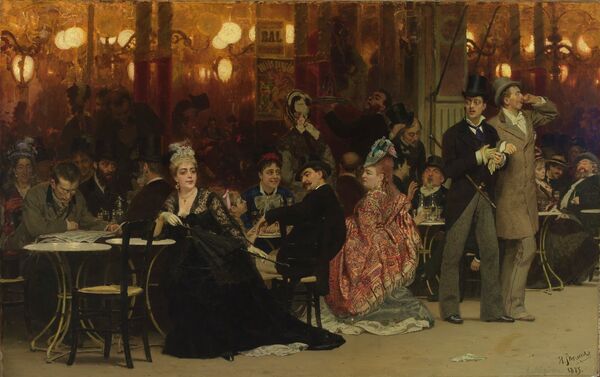Ilya Repin, Parisian Cafe - Sputnik International