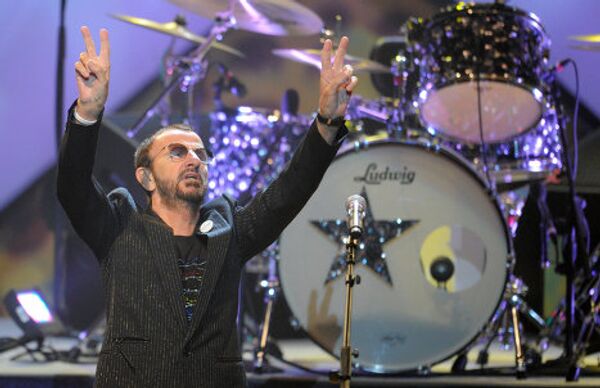 Legendary Beatles drummer Ringo Starr performs in Moscow - Sputnik International