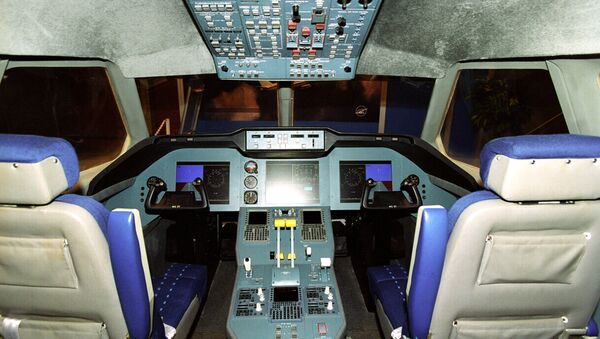 A model of the pilot's cabin of the MS-21 passenger plane - Sputnik International