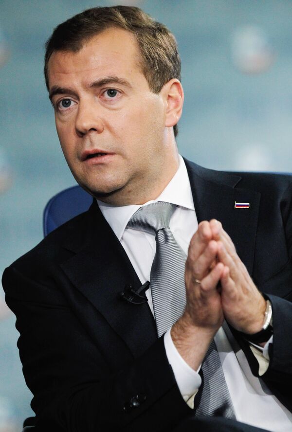 Russian Pime Minister Dmitry Medvedev - Sputnik International