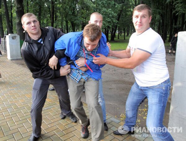 Revolution Through Social Networks protesters arrested in Minsk - Sputnik International