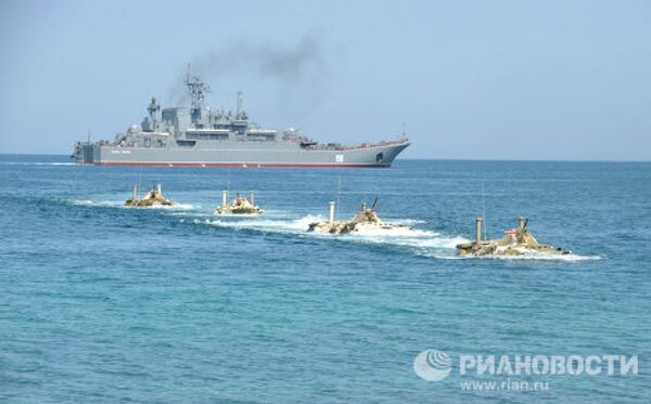 Russian Black Sea Fleet exercises in Sevastopol  - Sputnik International