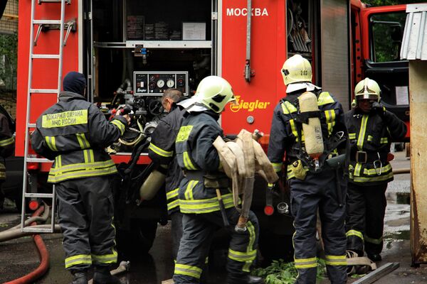 Fire put out at a substation near Moscow - Sputnik International