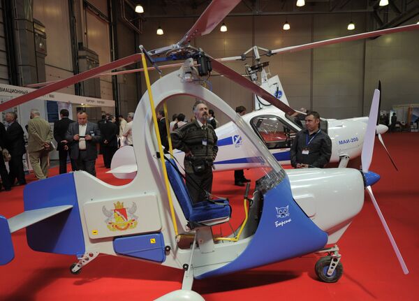 Gyrocopters at Russia 2011 International Helicopter Industry Exhibiton - Sputnik International
