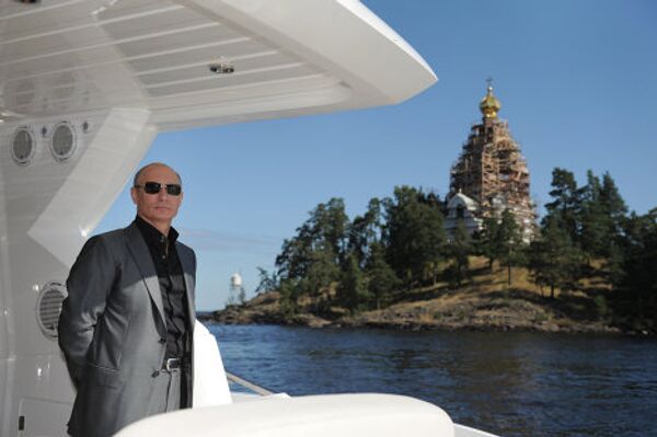 Prime Minister Vladimir Putin visits Valaam Monastery - Sputnik International